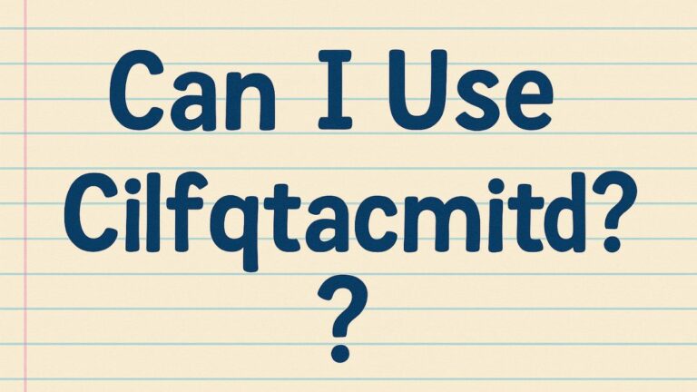 can i use cilfqtacmitd